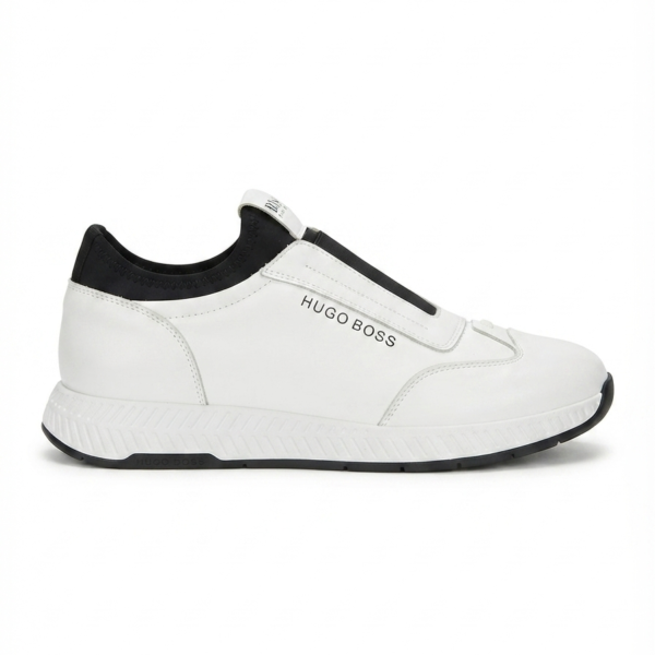 HUGO BOSS Slip-On Sneakers – White