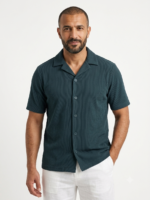 Men’s Ribbed Short-Sleeve Shirt - Image 5