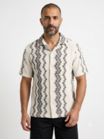 Zara Textured Short-Sleeve Shirt - Image 4