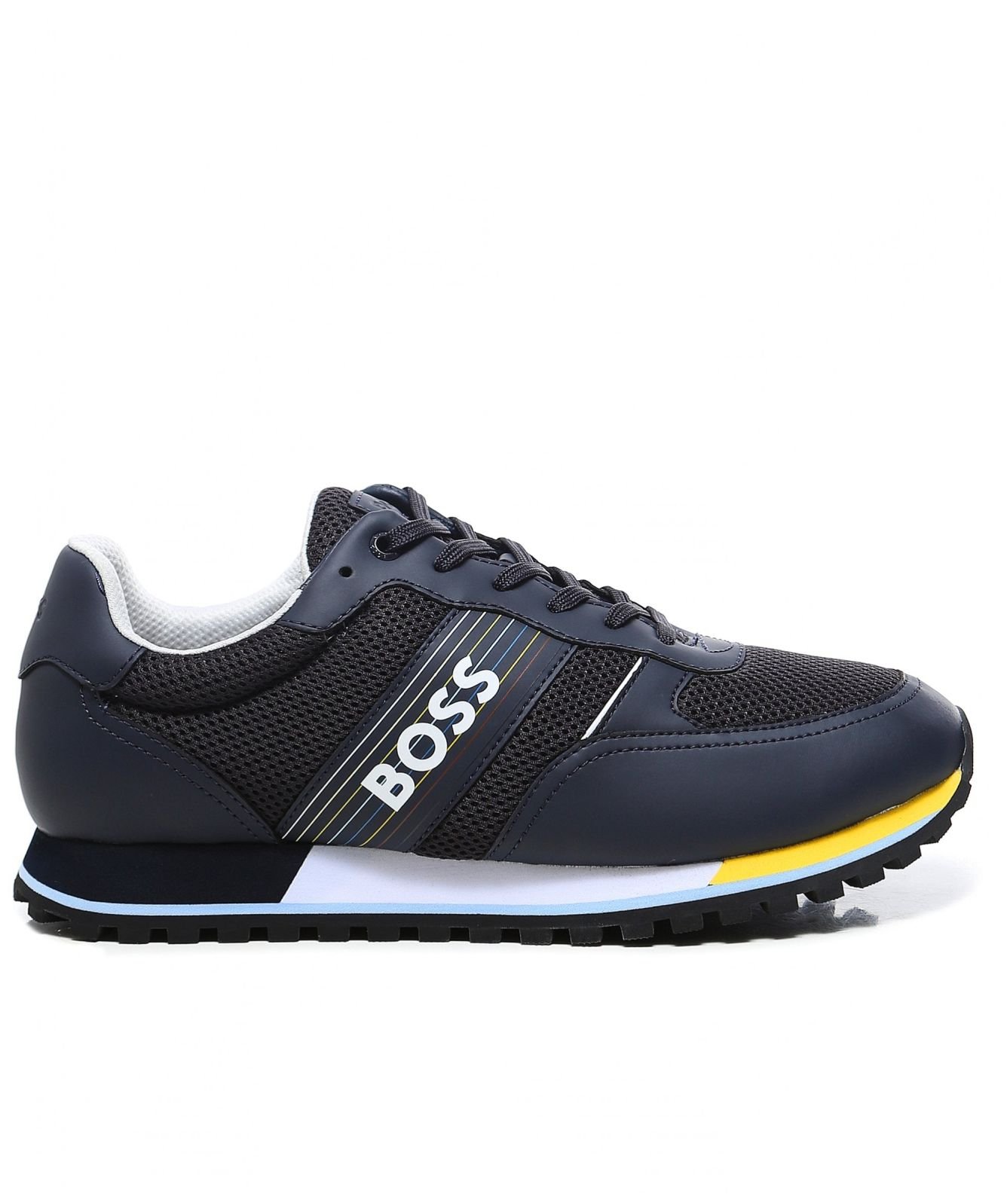 lFnoefzNkFefUwF2ebzY2JVaukud5heuq1BmrYWY BOSS Navy Sneakers - Image 1