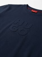 HUGO Navy Blue T-Shirt - Image 2