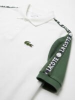 Lacoste Polo — White & Green - Image 2