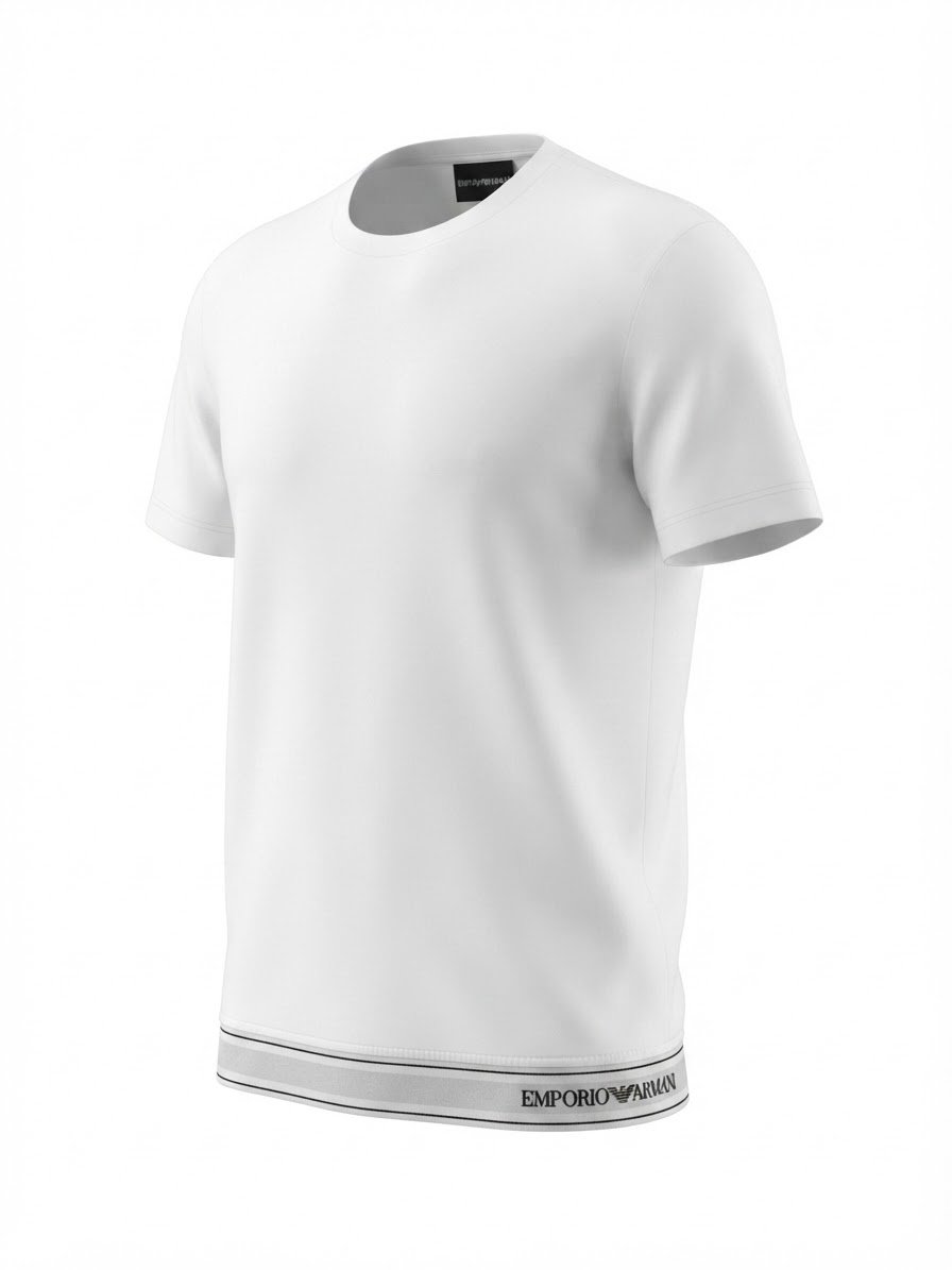 Emporio Armani White Crew Neck T-Shirt