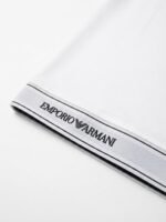 Emporio Armani White Crew Neck T-Shirt - Image 3
