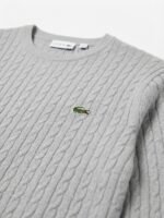 Lacoste Braided Wool Round-Neck Sweater - Image 2