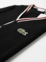Lacoste Light Wool Button-Up Cardigan - Image 4