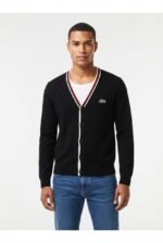 Lacoste Light Wool Button-Up Cardigan - Image 6