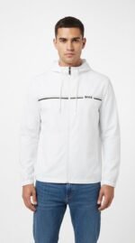 BOSS Men's Lightweight Hooded Waterproof Jacket - Image 2