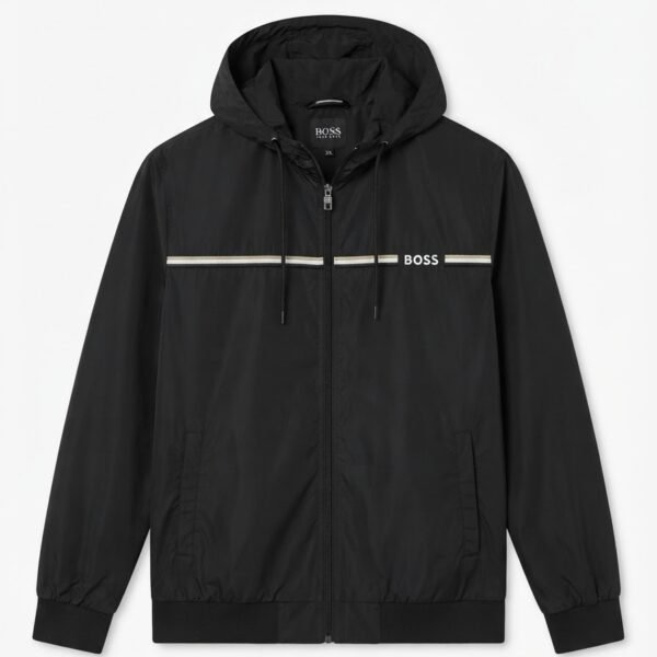 BOSS Men's Lightweight Hooded Waterproof Jacket