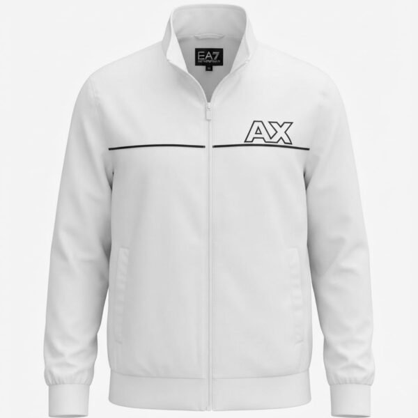 Armani Exchange Men's Lightweight Waterproof Jacket – White