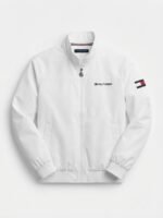 Tommy Hilfiger Men's Lightweight Waterproof Jacket – White