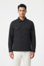 Loro Piana Men's Wool & Cashmere Overshirt Jacket - Image 3