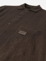 Loro Piana Men's Knit Button-Up Overshirt Jacket - Image 5